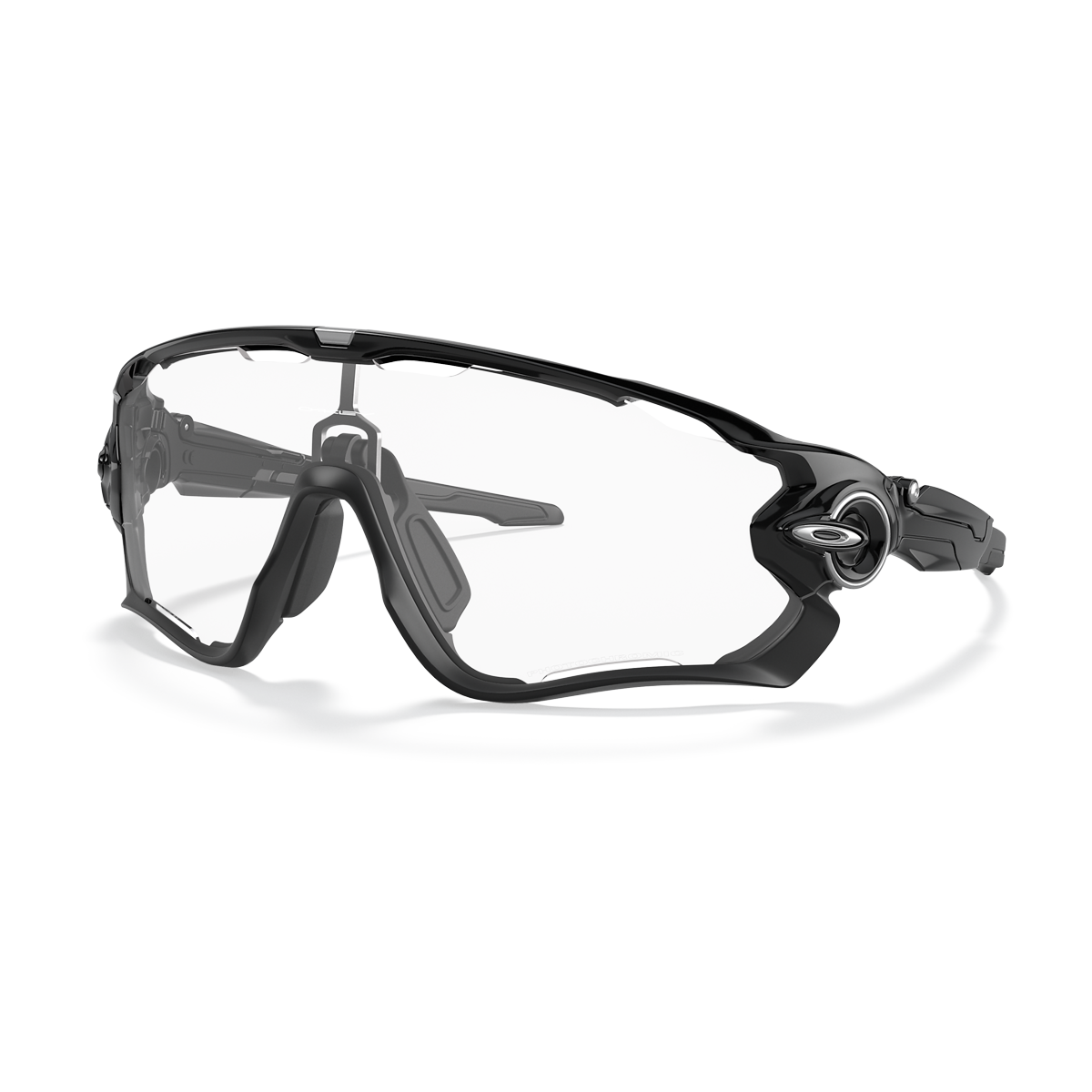 Oakley Jawbreaker PolBlk w/Clr to Blk Photo
