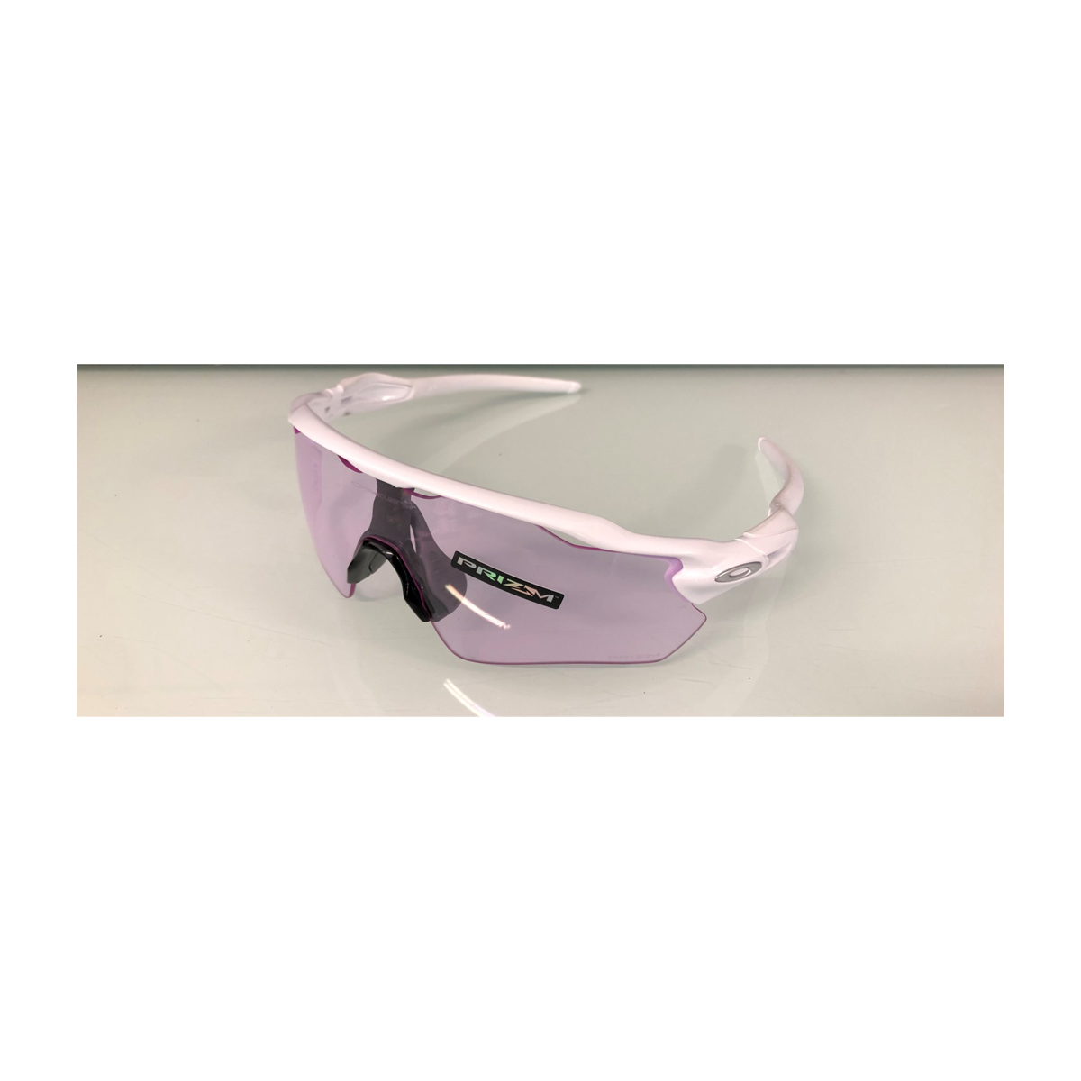 Oakley Radar EV PATH Polished White Prizm Low Light