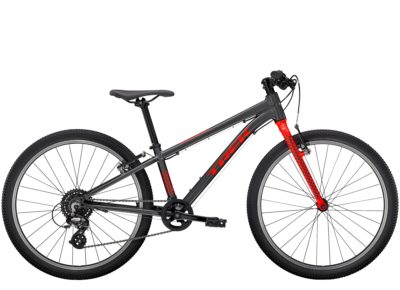 Trek Wahoo 24 – Lithium Grey/Radioactive Red, 24″ wheel
