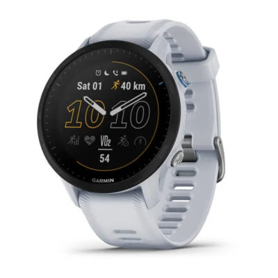 Garmin Forerunner 955, Steinweiss/Schwarz