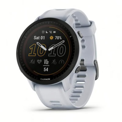 Garmin Forerunner 955 Solar, Steinweiss/Schwarz