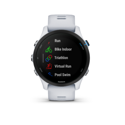 Garmin Forerunner 255 Music, Steinweiss/Schwarz