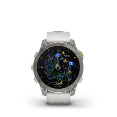 Garmin Epix Sapphire Schneeweiss