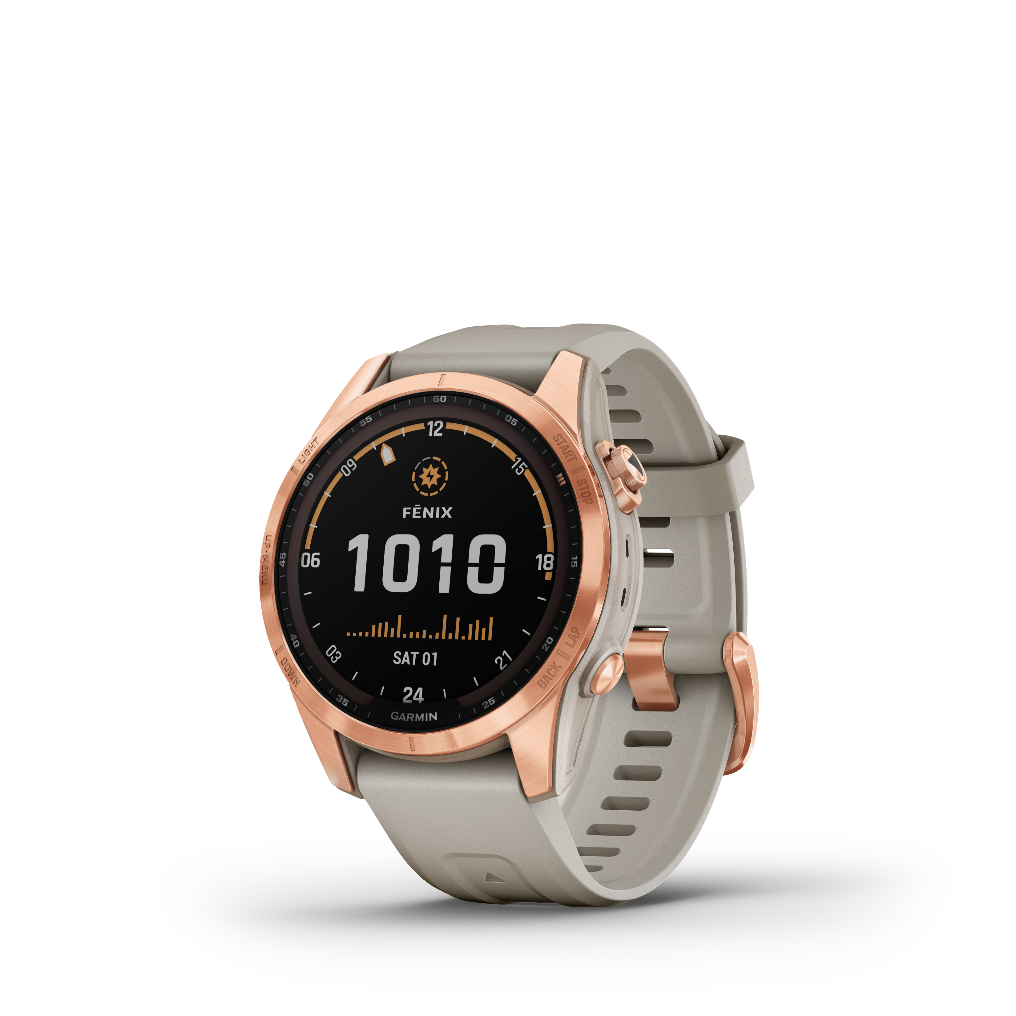 Garmin Fenix 7S – Solar Edition, Roségold