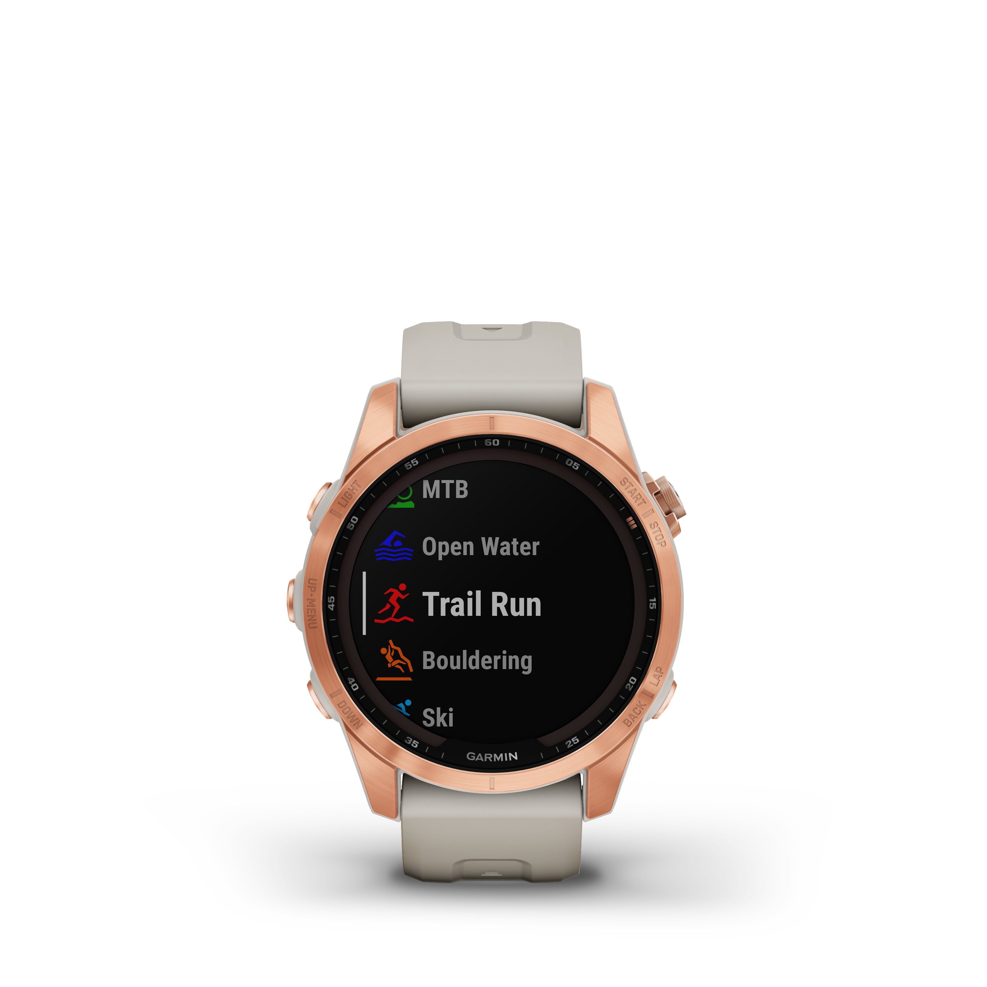 Garmin Fenix 7S – Solar Edition, Roségold