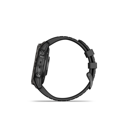 Garmin Fenix 7 Pro Sapphire Solar, Schwarz/Carbongrau Titan DLC