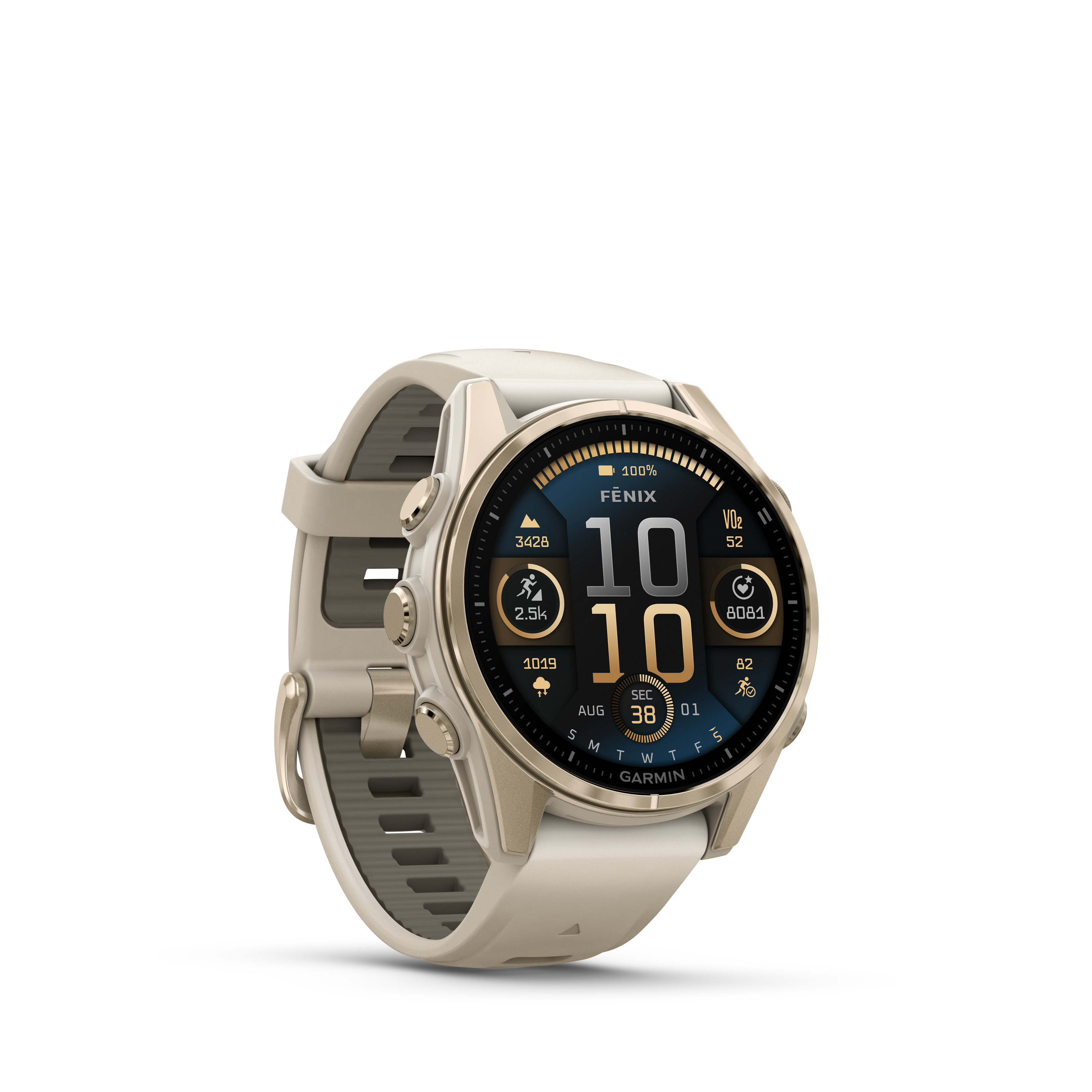 Fenix8_43_HR_SoftGold_FogGray_Front-right_0015_fenix8_wf_43mm_sapphire_softgold