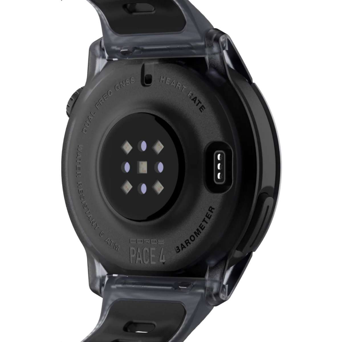 COROS PACE 4 Crystal Black 4 COROS PACE 4 GPS-Sportuhr Aluminium Crystal Black