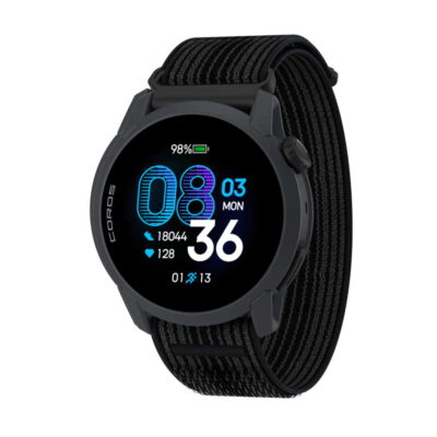 COROS PACE 4 GPS-Sportuhr Nylon Schwarz
