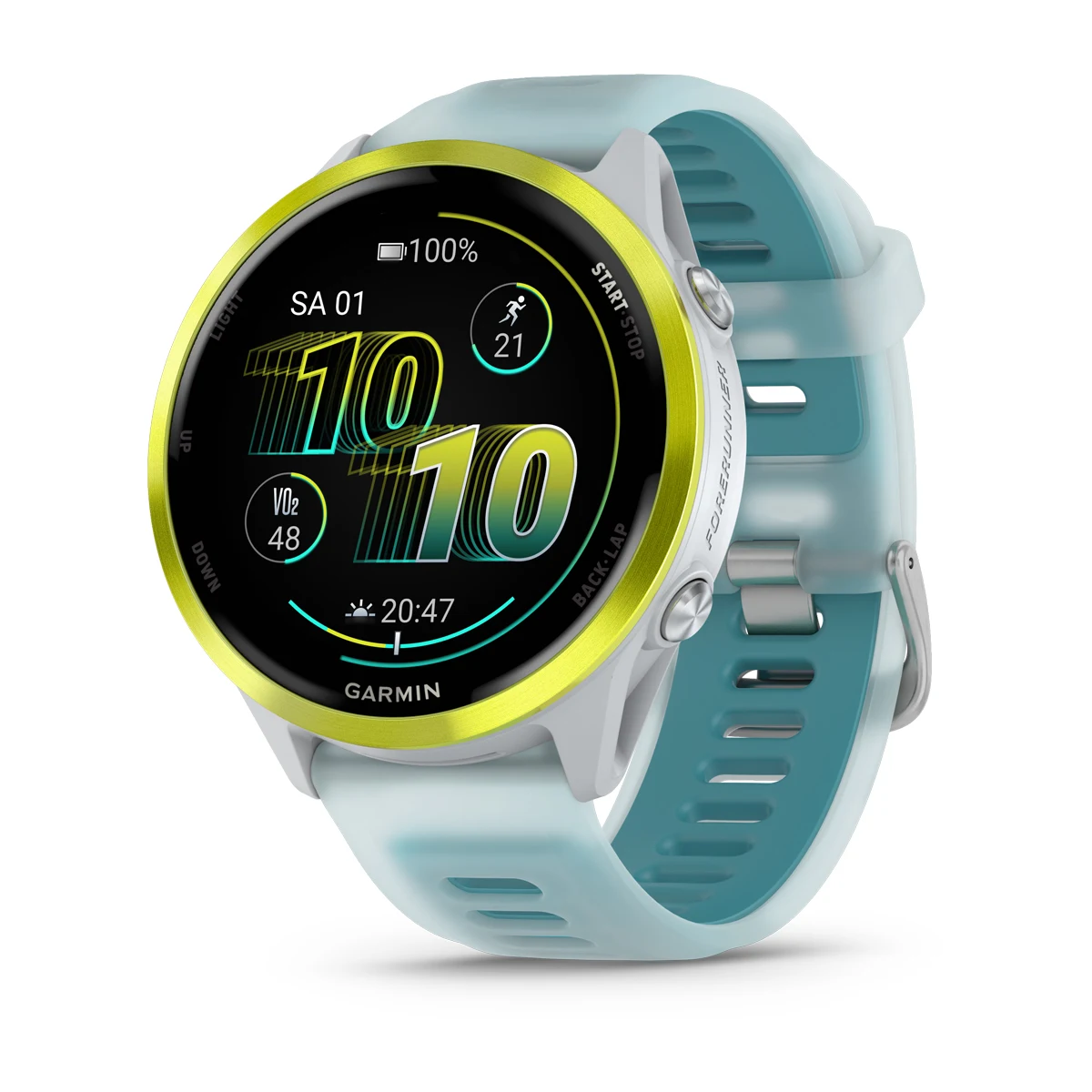 Garmin Forerunner 570 – Steinweiss/Amp Yellow 47mm
