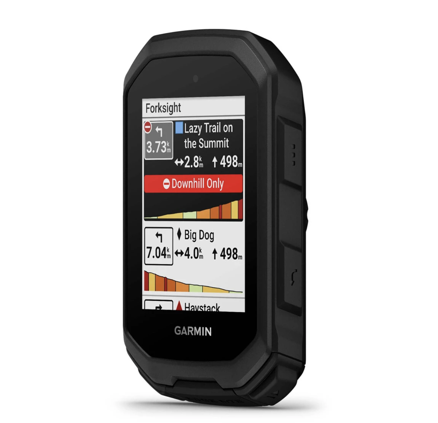 Garmin Edge MTB Radcomputer mit ForkSight-Modus und Trailforks-Trailinformationen