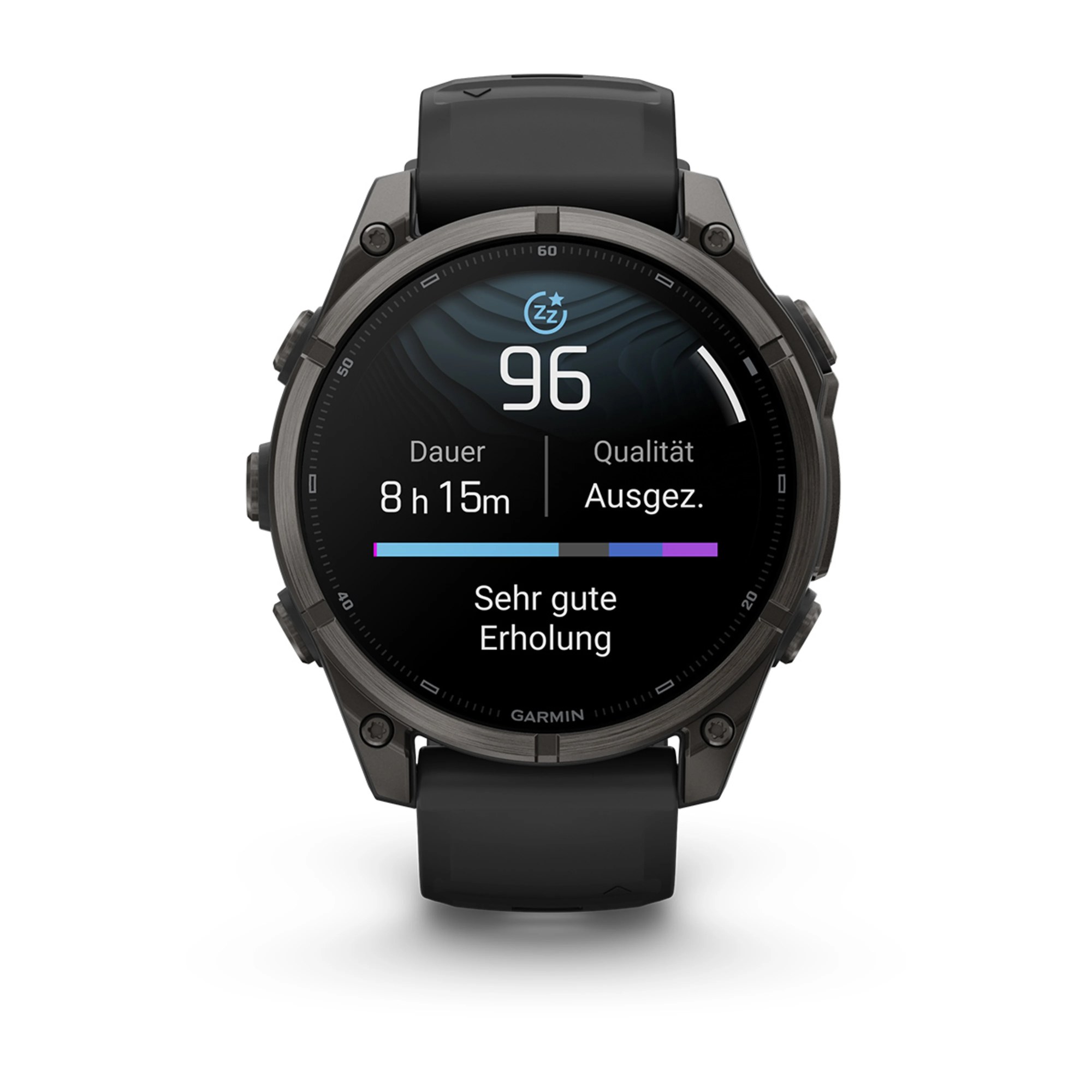 Garmin fenix 9 47mm Schwarz Carbongrau DLC Titan, Ansicht 7