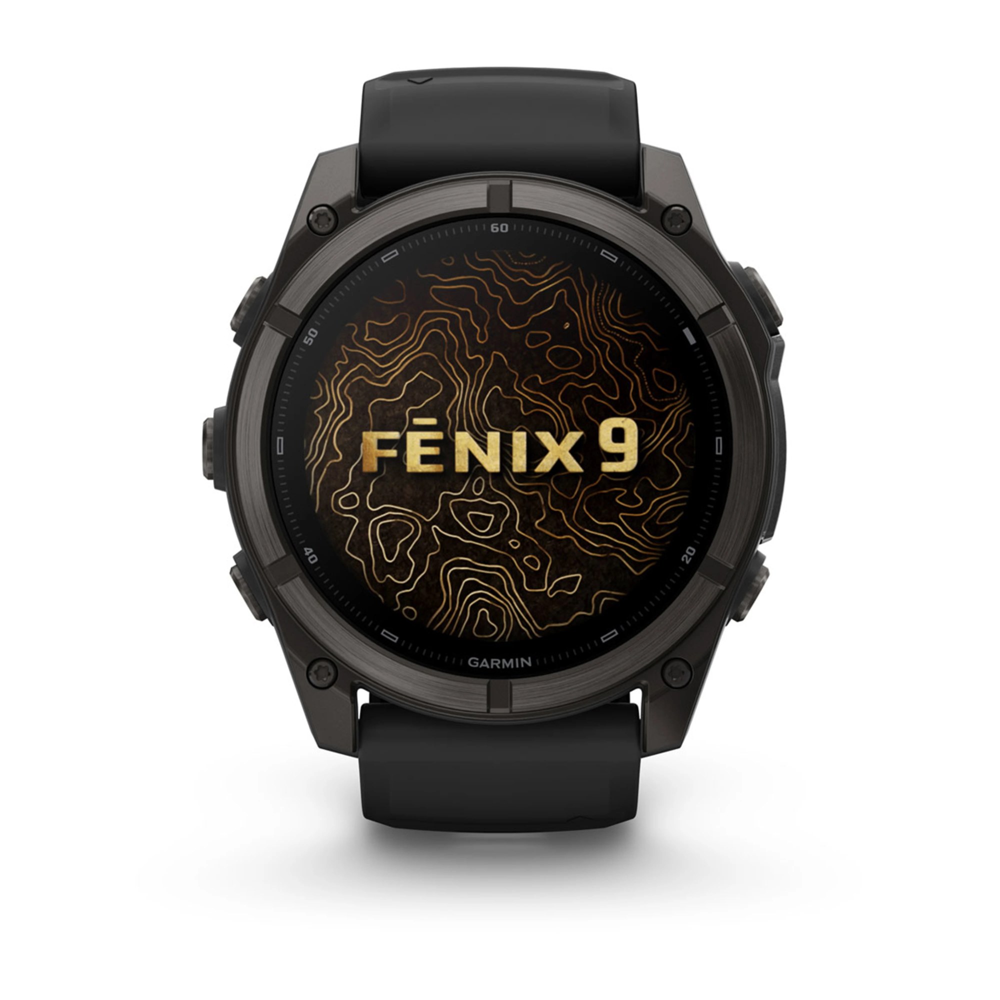 Garmin fenix 9 51mm Schwarz Carbongrau DLC Titan, Ansicht 3