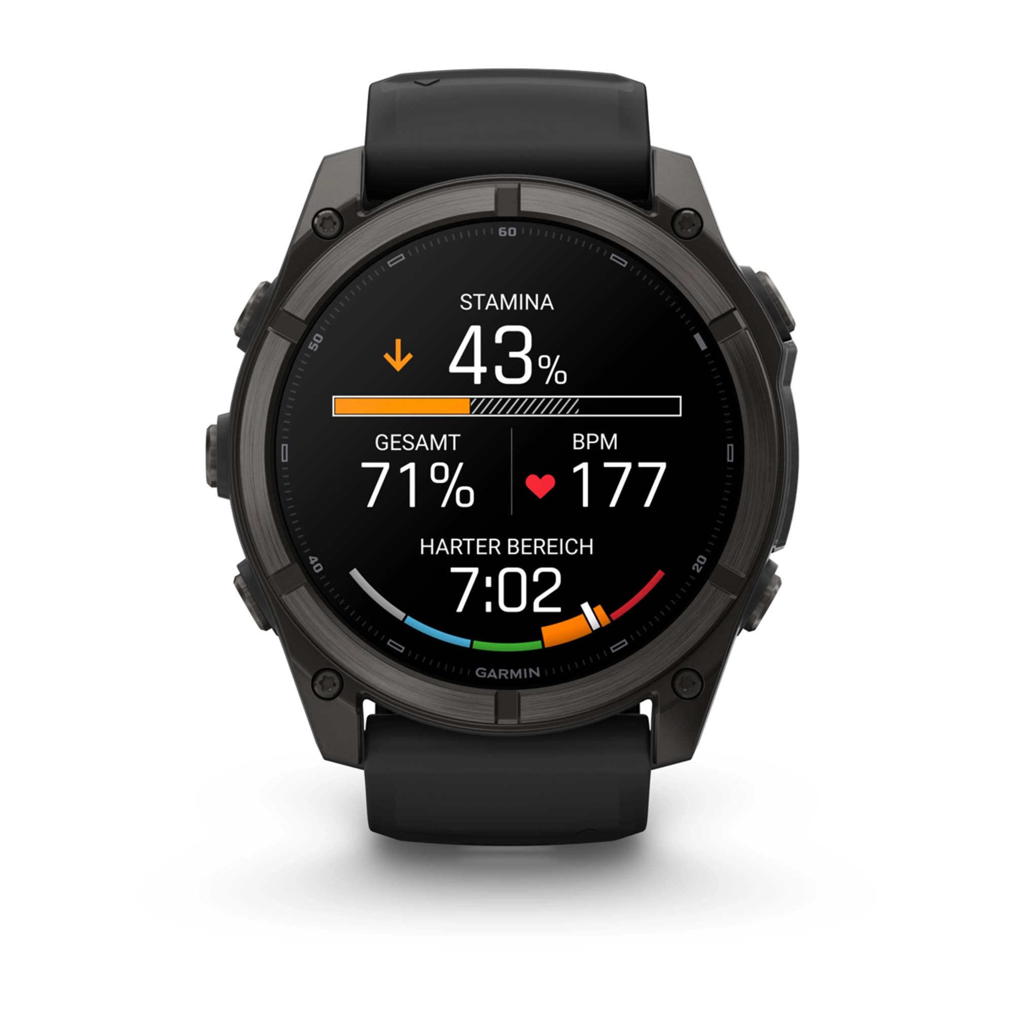 Garmin fenix 9 51mm Schwarz Carbongrau DLC Titan, Ansicht 4
