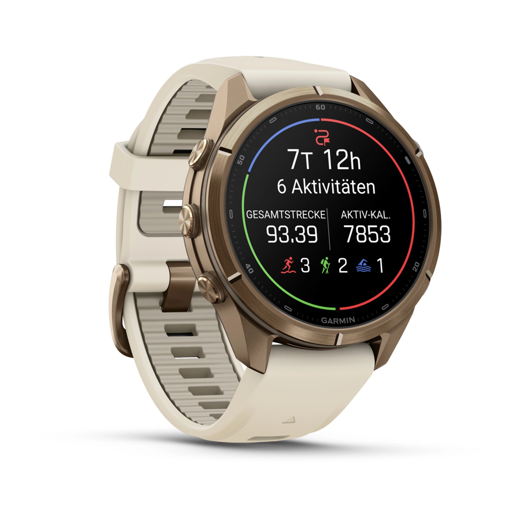 Garmin fenix 9 Pro inReach 43mm Autumn Gold Titan, Ansicht 2
