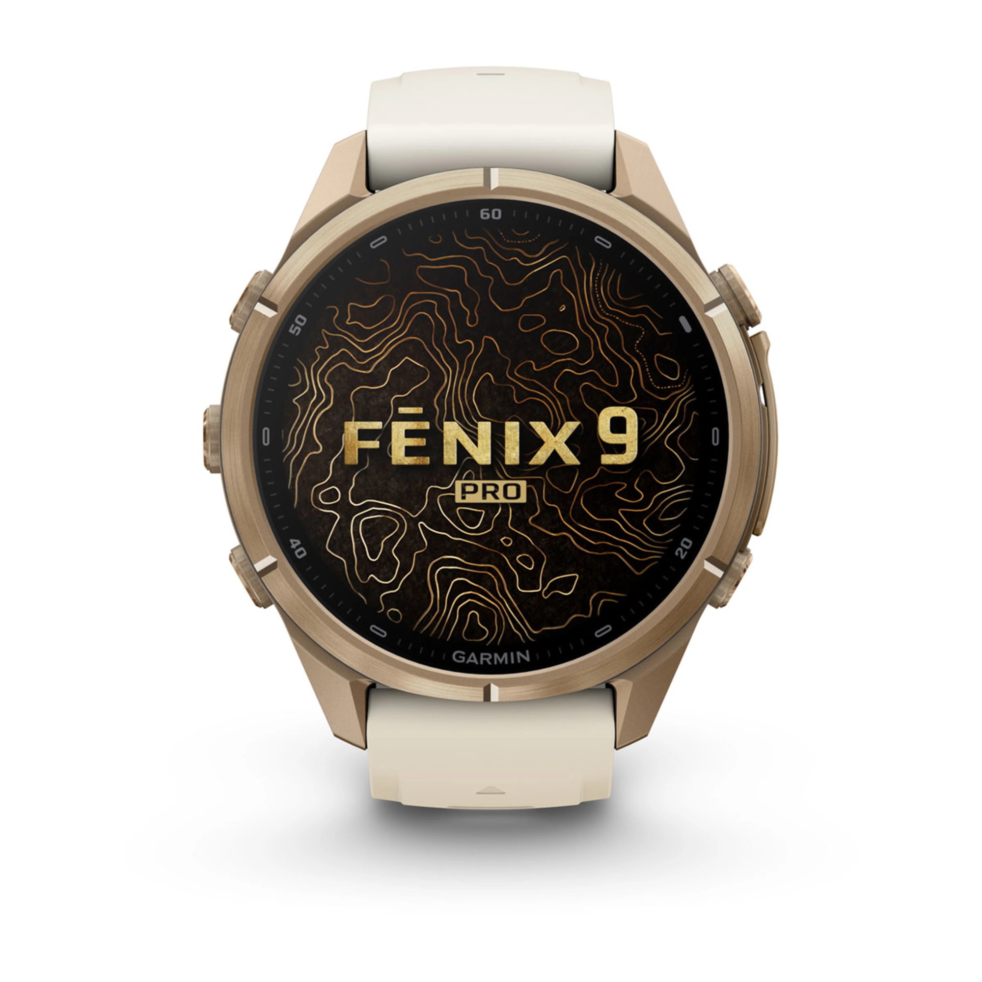 Garmin fenix 9 Pro inReach 43mm Autumn Gold Titan, Ansicht 3