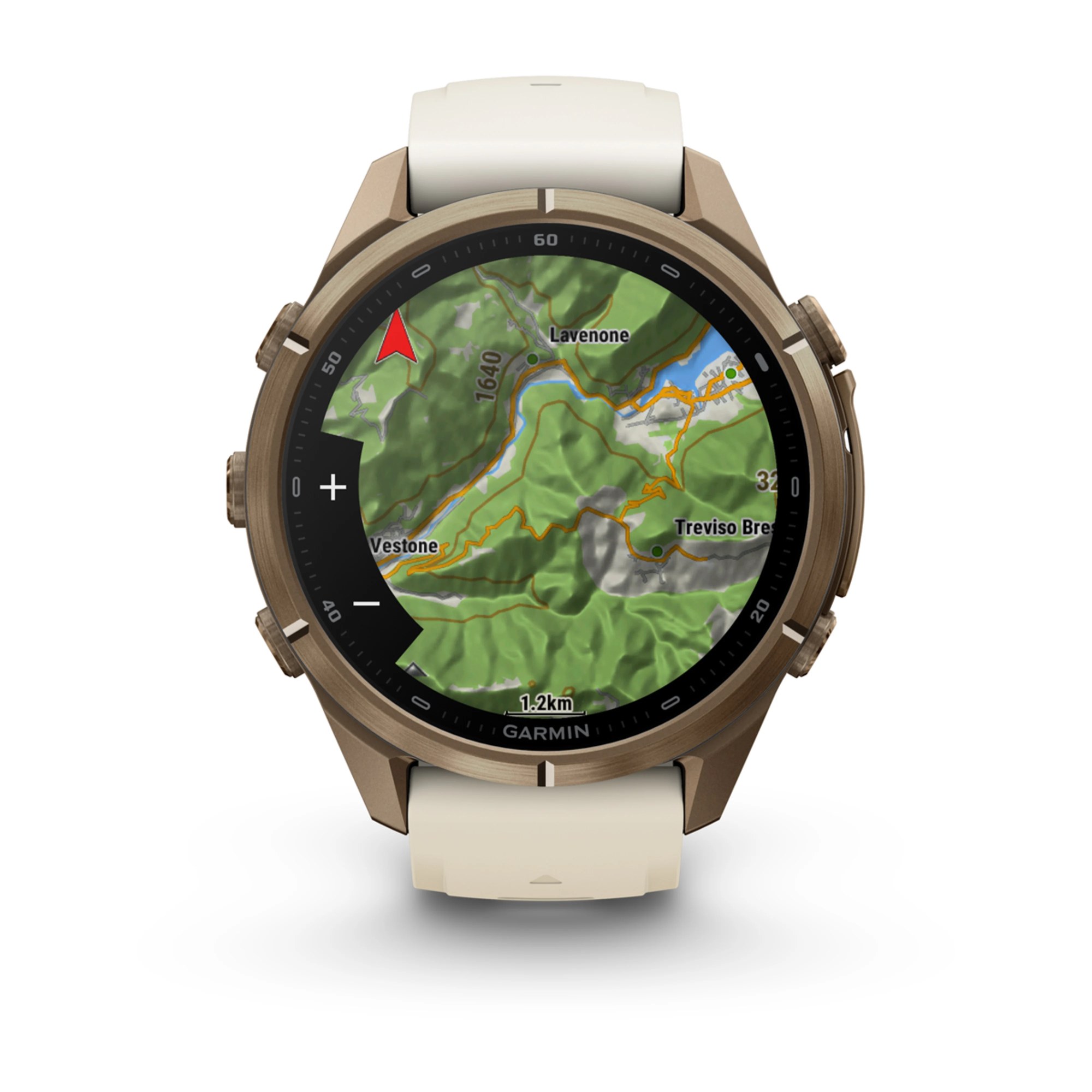 Garmin fenix 9 Pro inReach 43mm Autumn Gold Titan, Ansicht 10