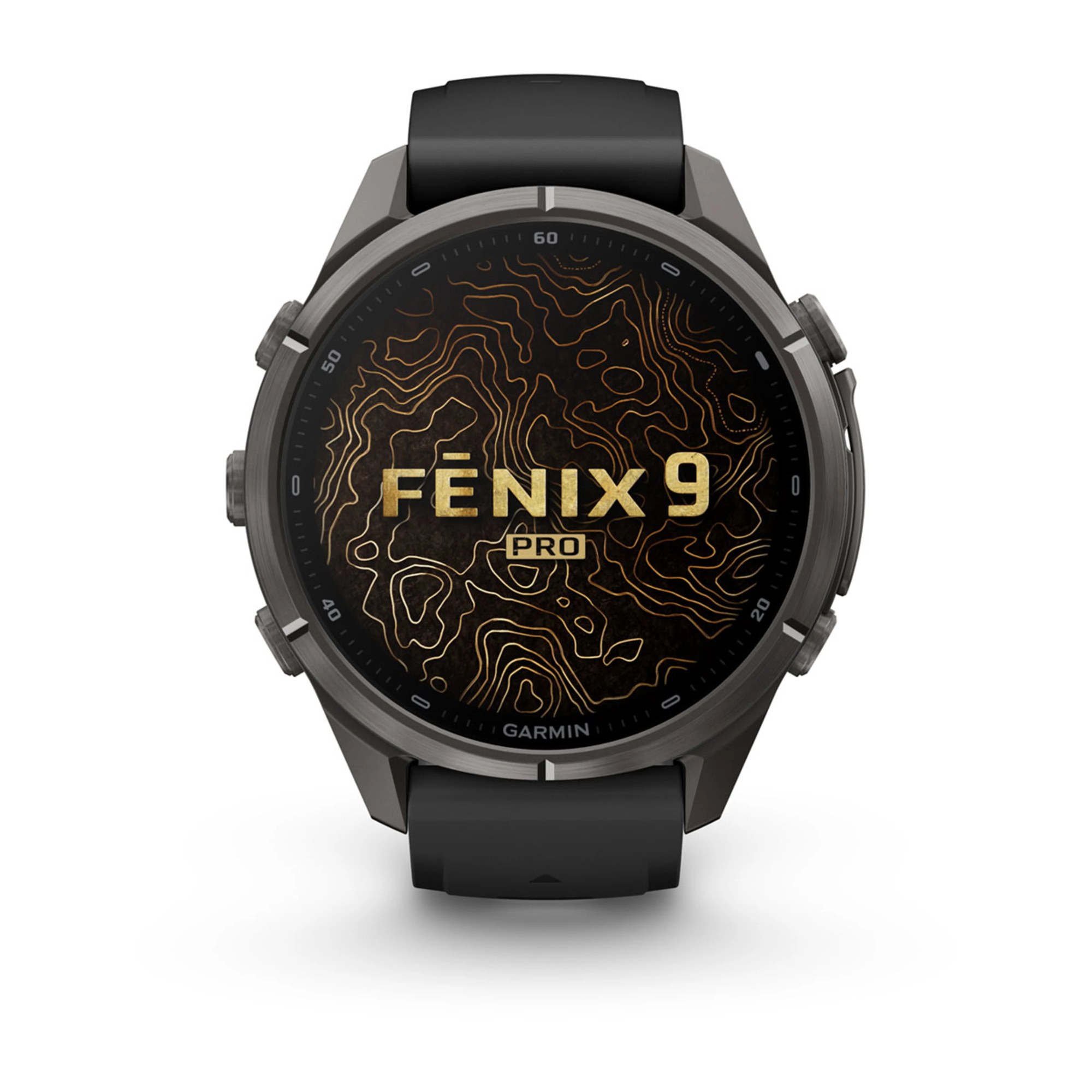 Garmin fenix 9 Pro inReach 43mm Carbongrau DLC Titan, Ansicht 3