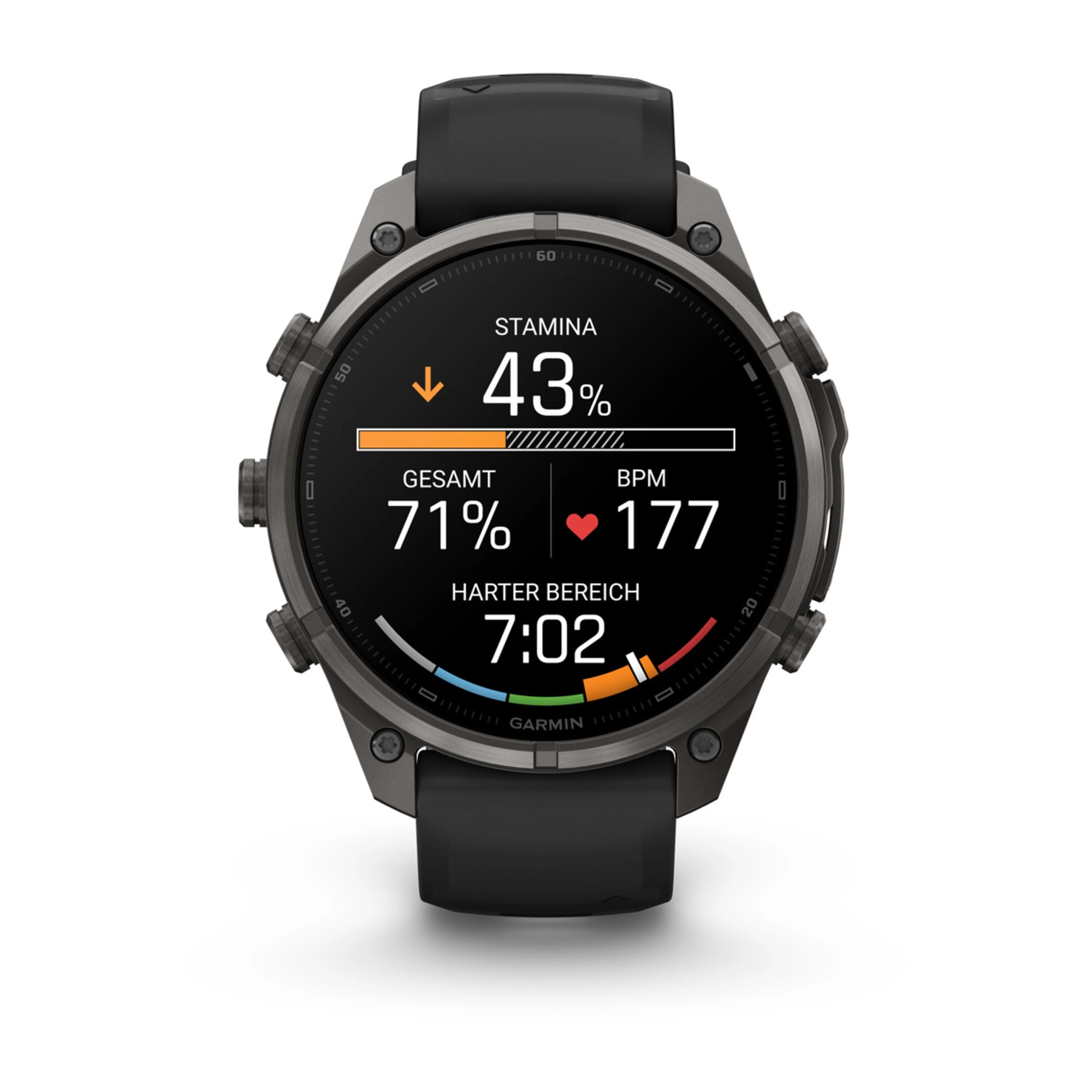 Garmin fenix 9 Pro inReach 47mm Carbongrau DLC Titan, Ansicht 3