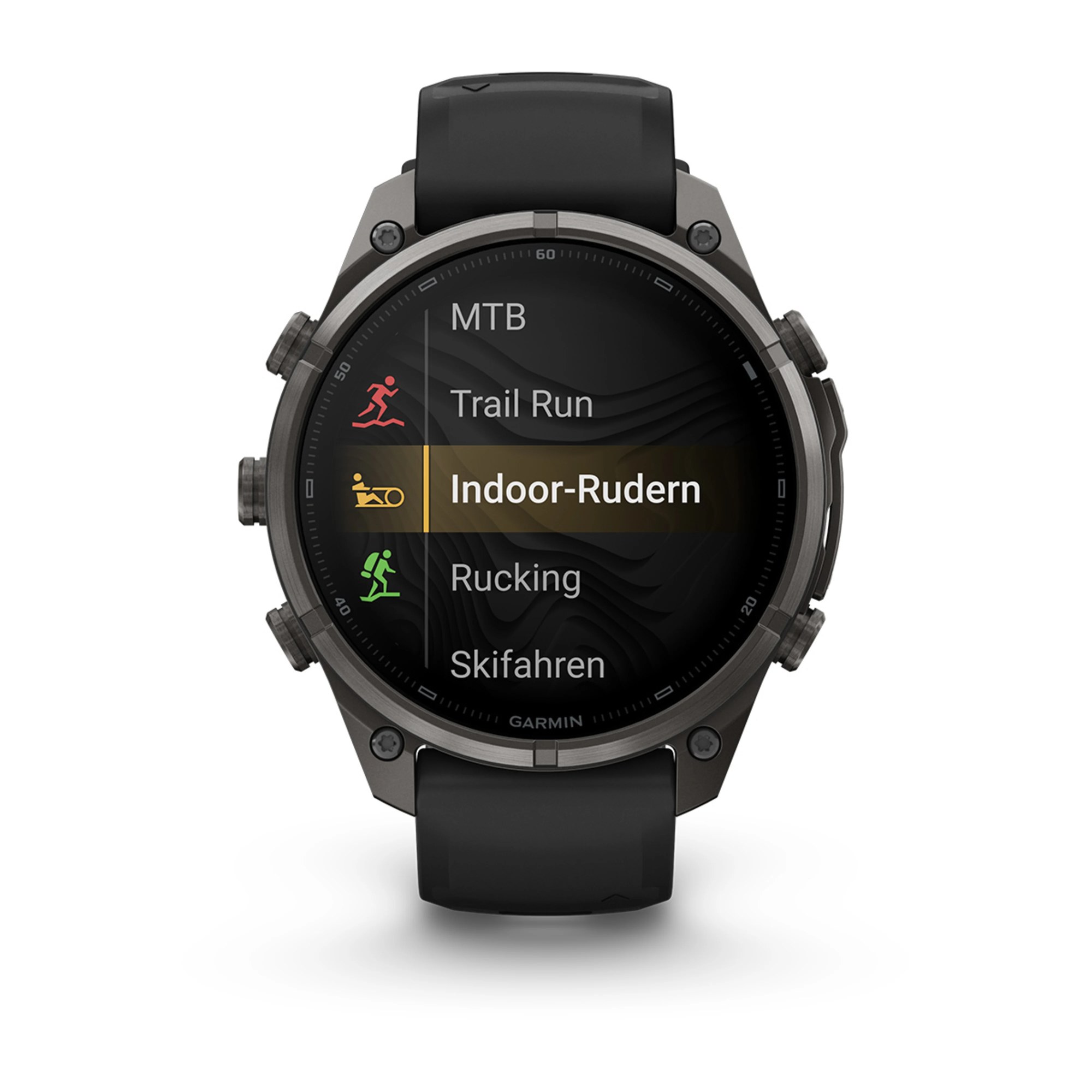 Garmin fenix 9 Pro inReach 47mm Carbongrau DLC Titan, Ansicht 4