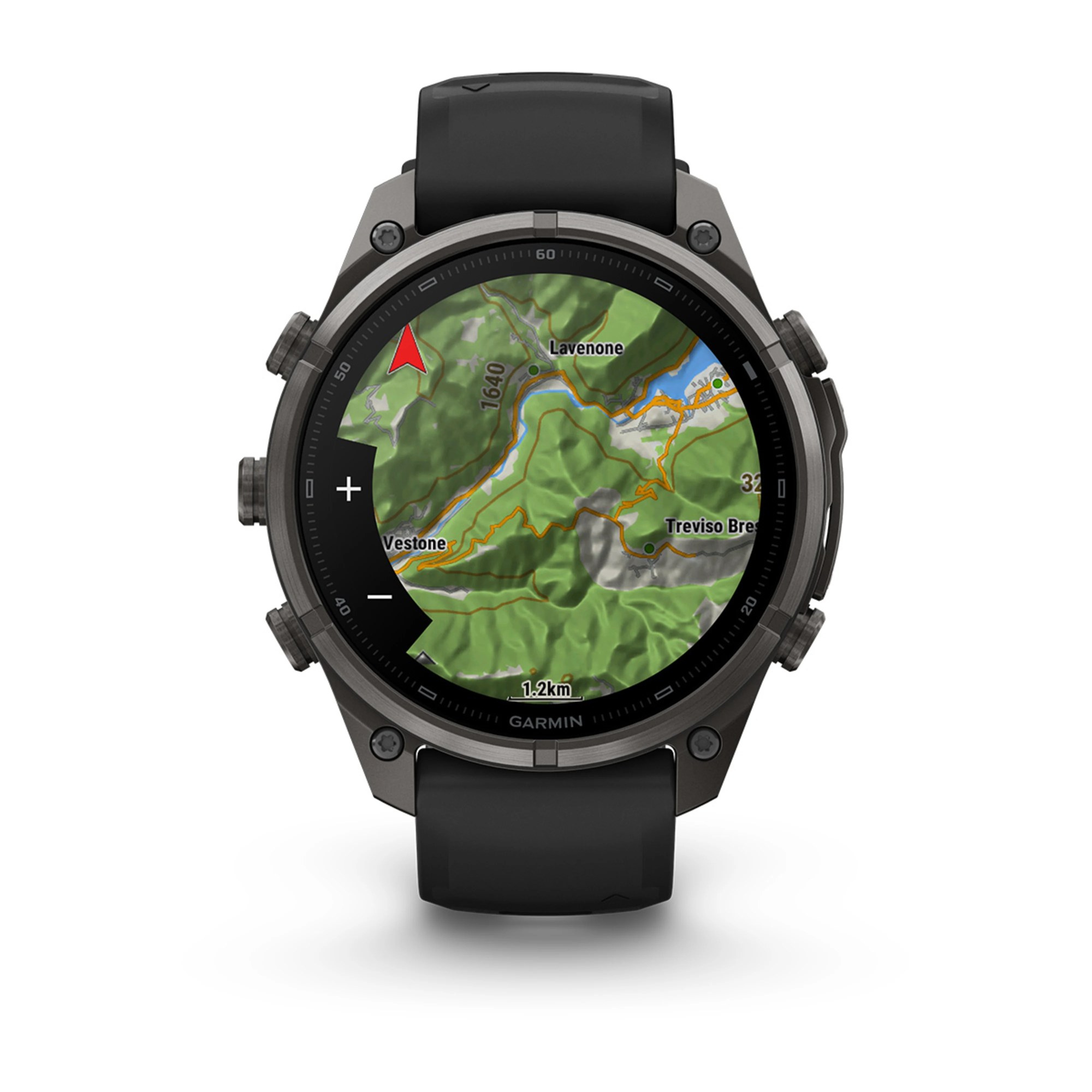 Garmin fenix 9 Pro inReach 47mm Carbongrau DLC Titan, Ansicht 8