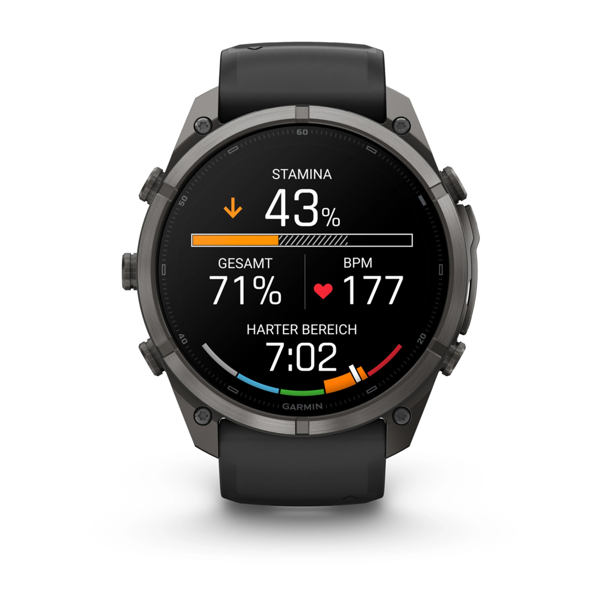 Garmin fenix 9 Pro inReach 51mm Carbongrau DLC Titan, Ansicht 4