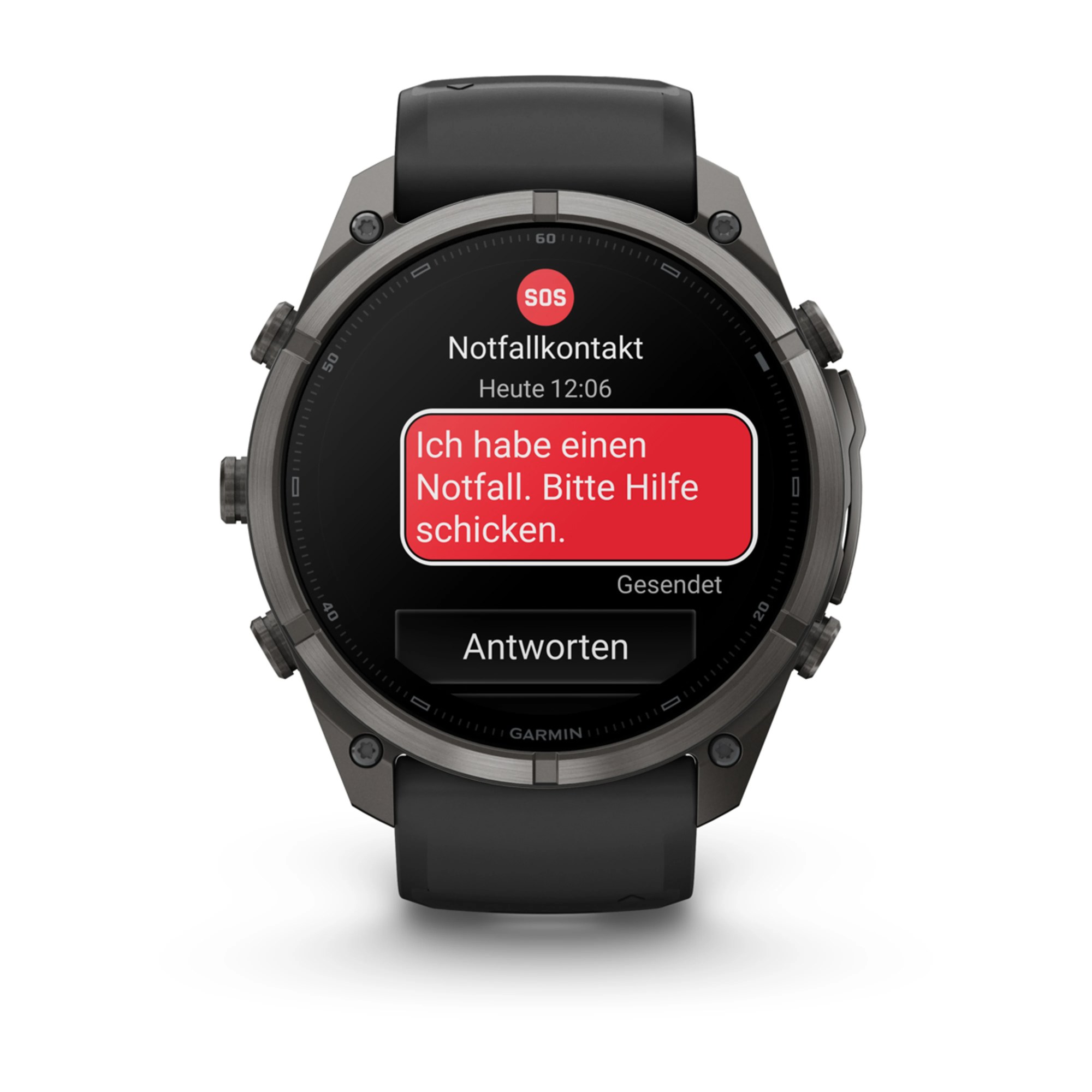 Garmin fenix 9 Pro inReach 51mm Carbongrau DLC Titan, Ansicht 7