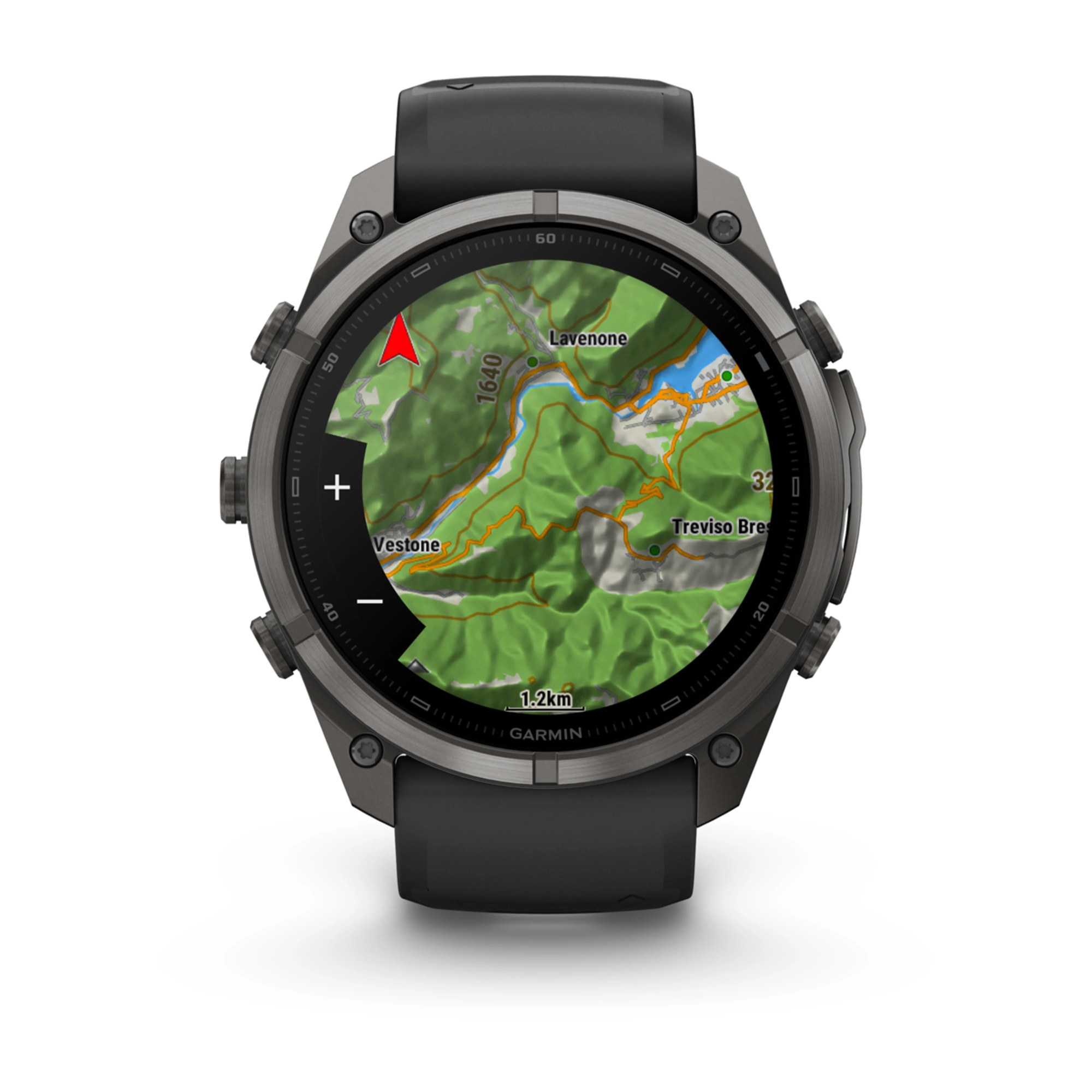 Garmin fenix 9 Pro inReach 51mm Carbongrau DLC Titan, Ansicht 10