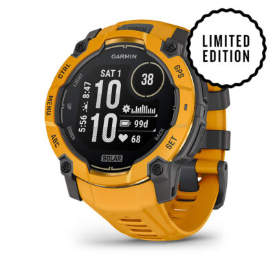 Garmin Instinct 3 Solar 50 mm - Grau/Sunburst
