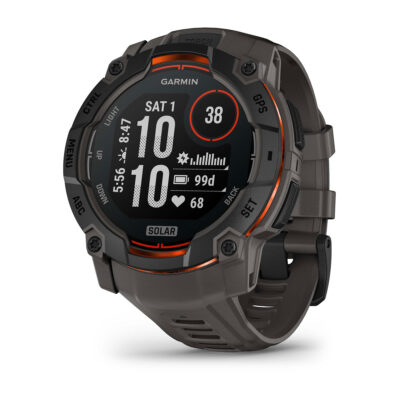Garmin Instinct 3 Solar 50 mm - Kohle/Schwarz