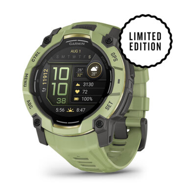 Garmin Instinct 3 AMOLED 50 mm - Kieselgrau/Farngrün