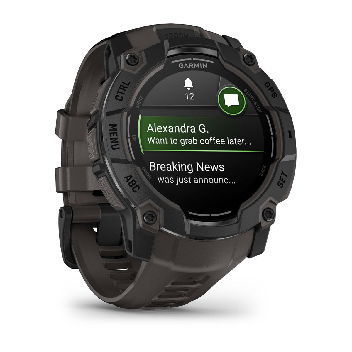 Garmin Instinct 3 AMOLED 50 mm - Schwarz/Kohle Garmin Instinct 3 AMOLED 50 mm - Schwarz/Kohle