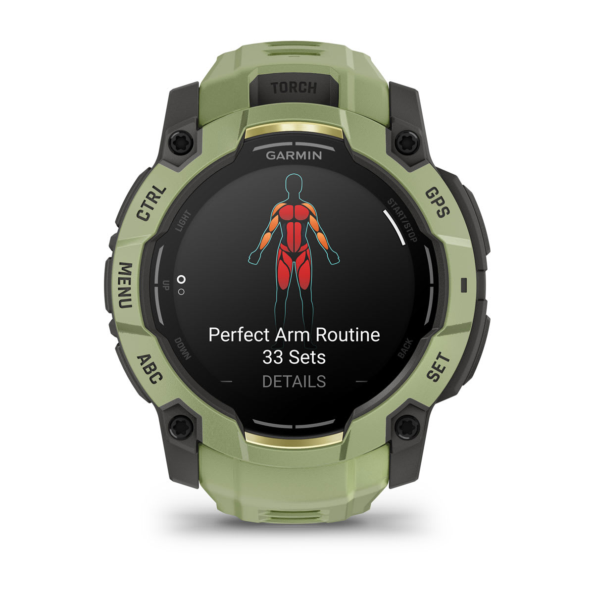 Garmin Instinct 3 AMOLED 50 mm - Kieselgrau/Farngrün Garmin Instinct 3 AMOLED 50 mm - Kieselgrau/Farngrün